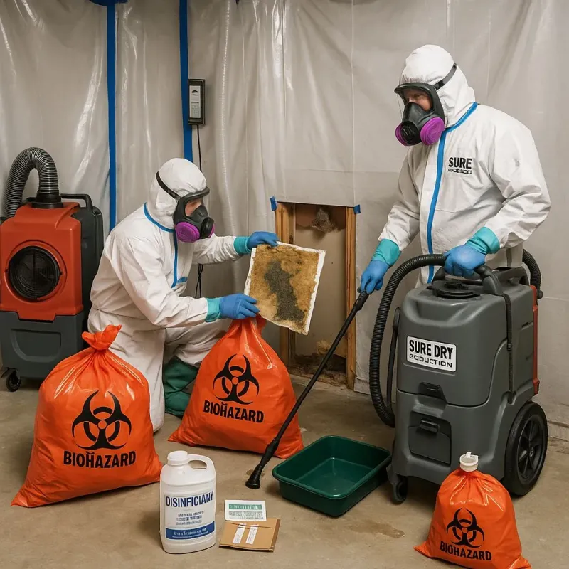 Contaminated Water Handling Protocols process in Highland Village, TX