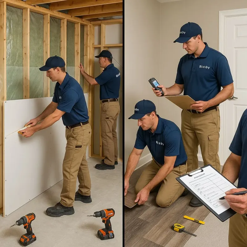 Repairs and Reconstruction process in Highland Village, TX